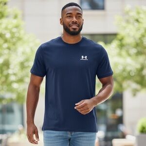 Under Armour Men's Dark Blue Short Sleeve Tee